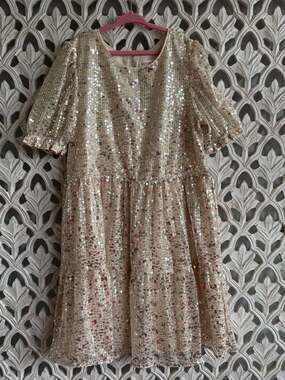 Cat & Jack Sequin Dress, size L